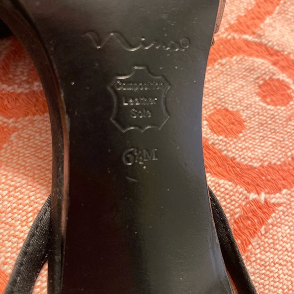 NWOT Nina black dress sling backs - Picture 5 of 7